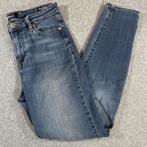 Buffalo David Bitton Mollie High Rise Stretch‎ Skinny Jeans Womens 4 Blue